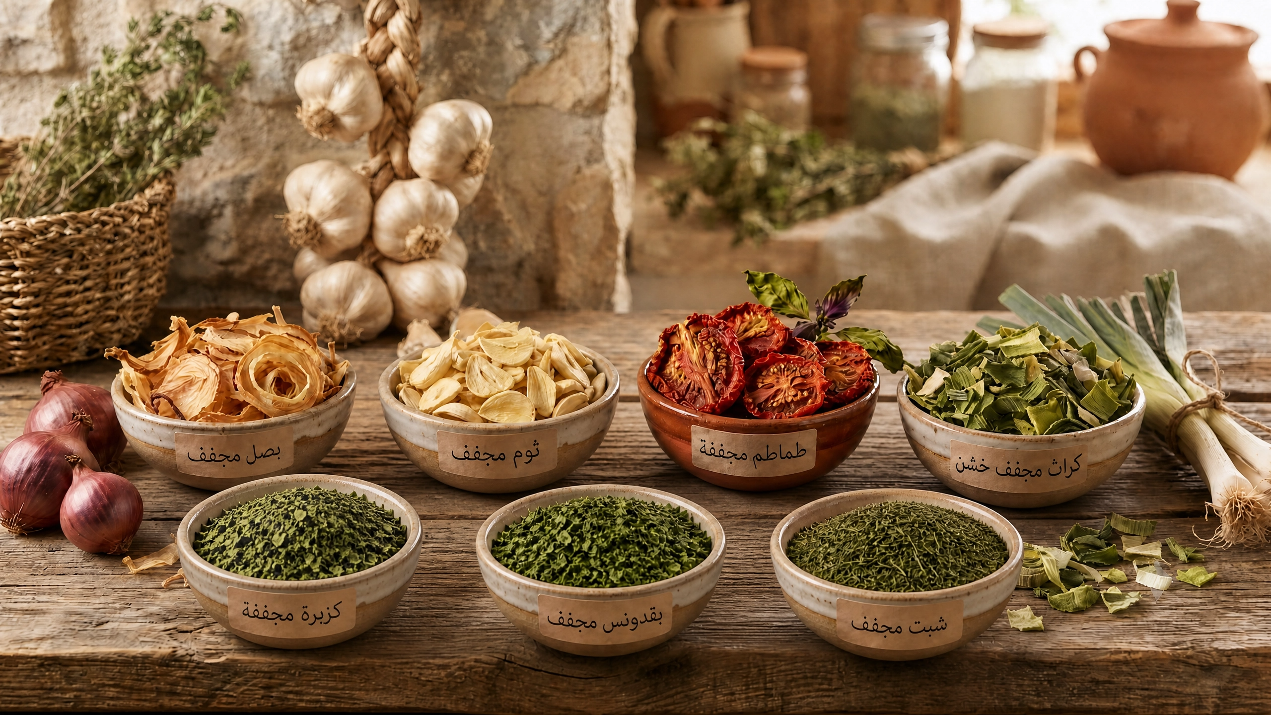 Dehydrated Vegetables